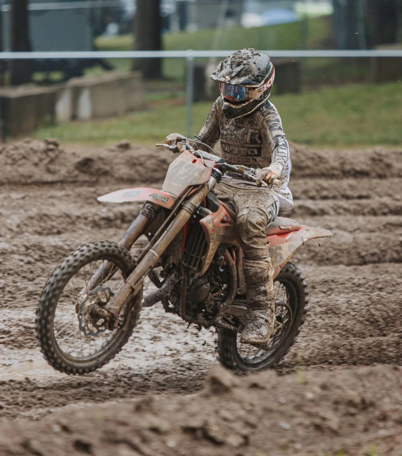 Redbud 2024 amateur race on the pro track was a mudder!