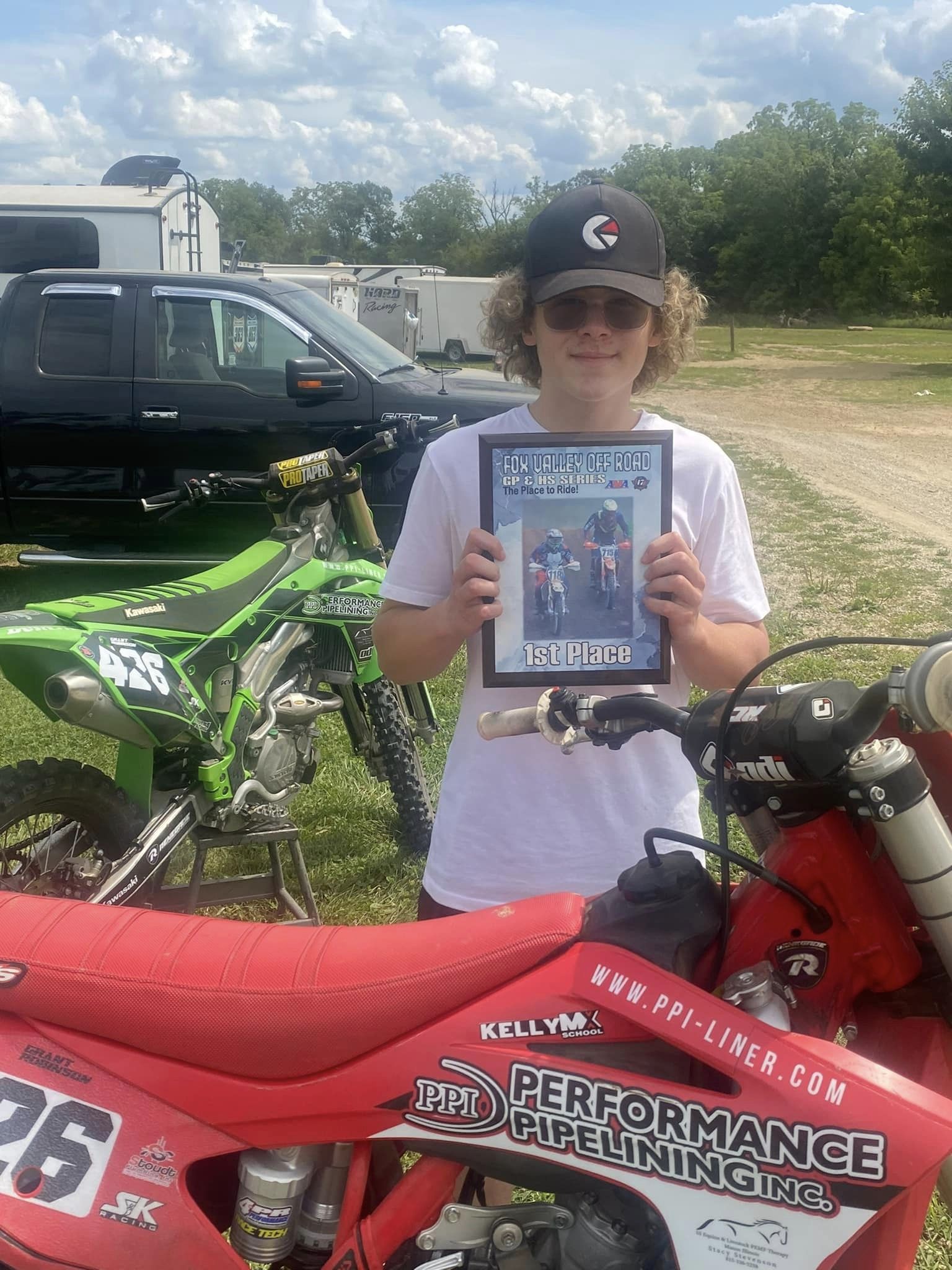 Fox Valley Off Road GP 1st place win for Grant Robinson #426